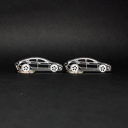 Tesla Model 3 Keychain [Pre-Facelift] | 2017-2022 (1 Pair)