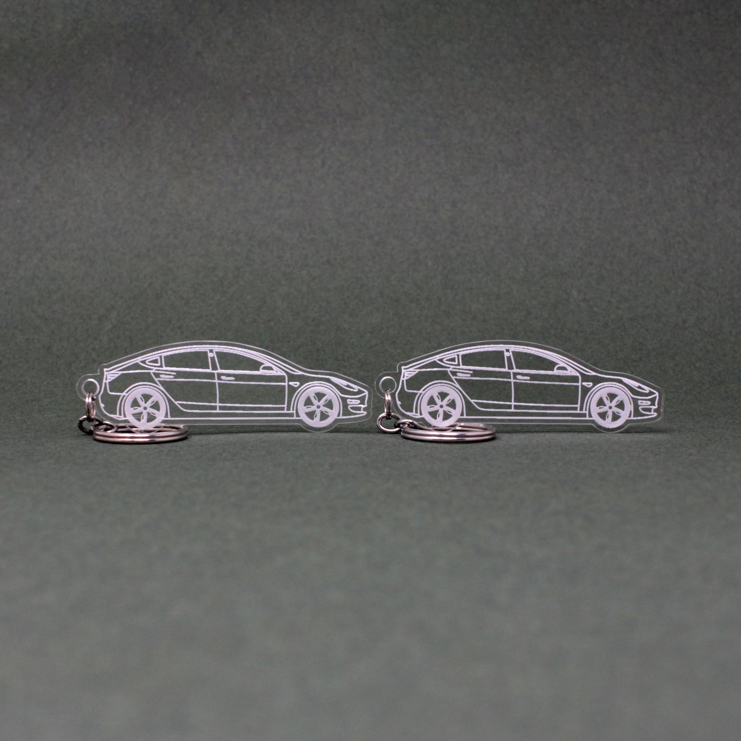 Tesla Model 3 Keychain [Pre-Facelift] | 2017-2022