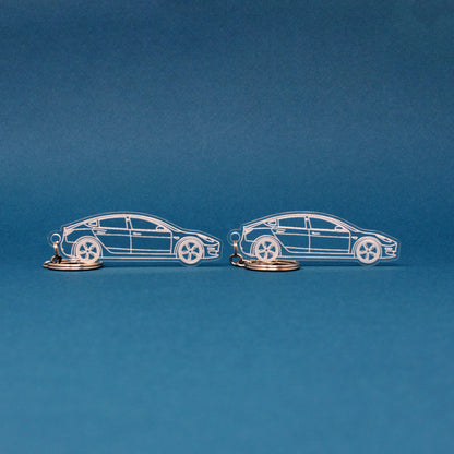 Tesla Model 3 Keychain [Pre-Facelift] | 2017-2022