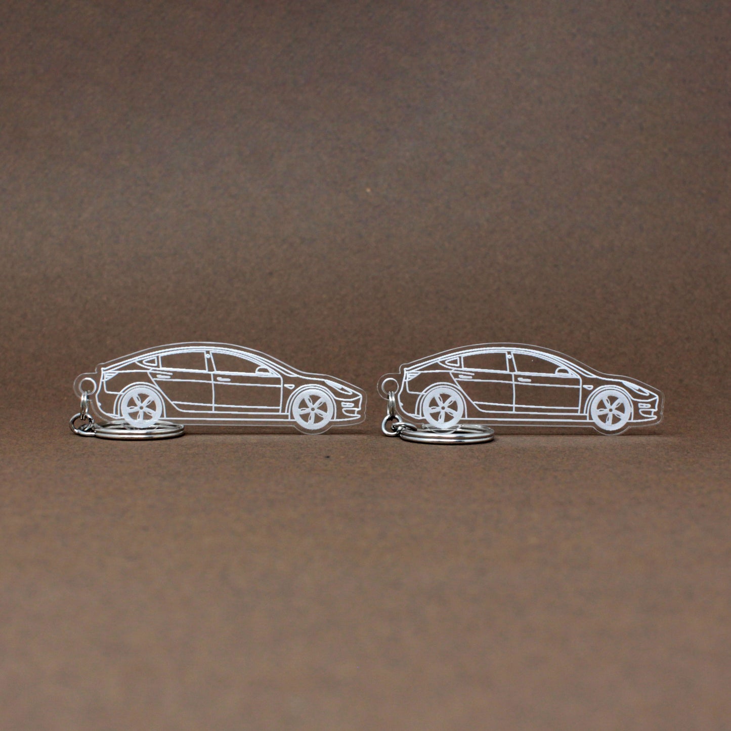 Tesla Model 3 Keychain [Pre-Facelift] | 2017-2022