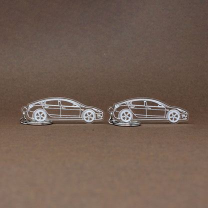 Tesla Model 3 Keychain [Pre-Facelift] | 2017-2022