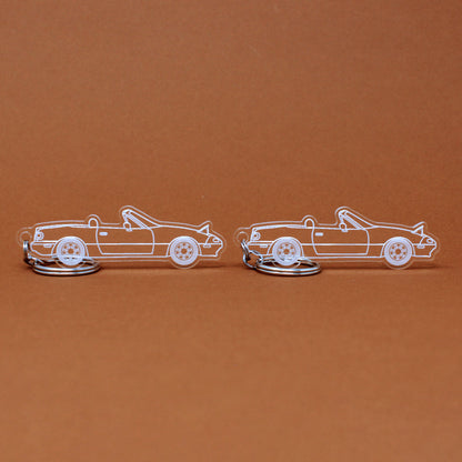 Mazda Miata Keychain NA [Lights Up] | 1989-1997 (1 Pair)