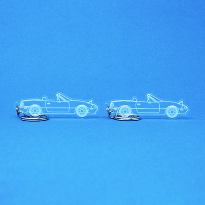 Mazda Miata Keychain NA [Lights Up] | 1989-1997 (1 Pair)